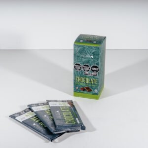 BARRA CHOCOLATE S/AZUCAR - ESTUCHE POR 10 UNID. DE 100GR