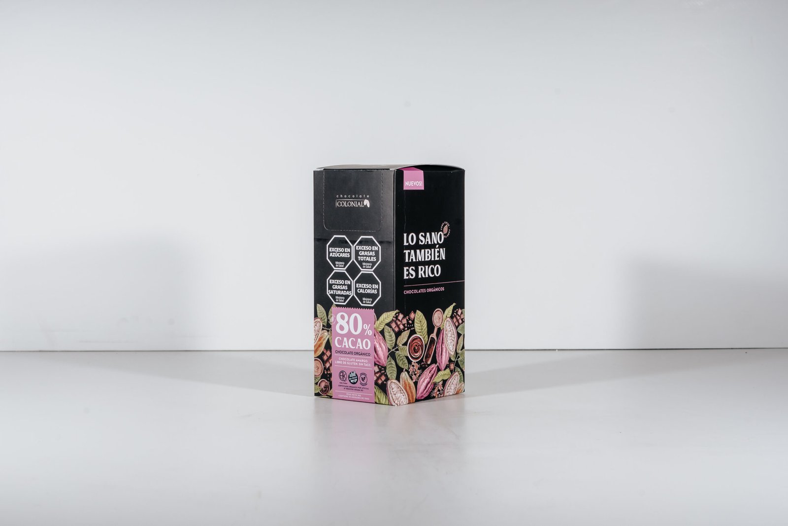 BARRA CHOC. ORGANICO 80% - ESTUCHE POR 10 UNID. DE 100GR - Image 3